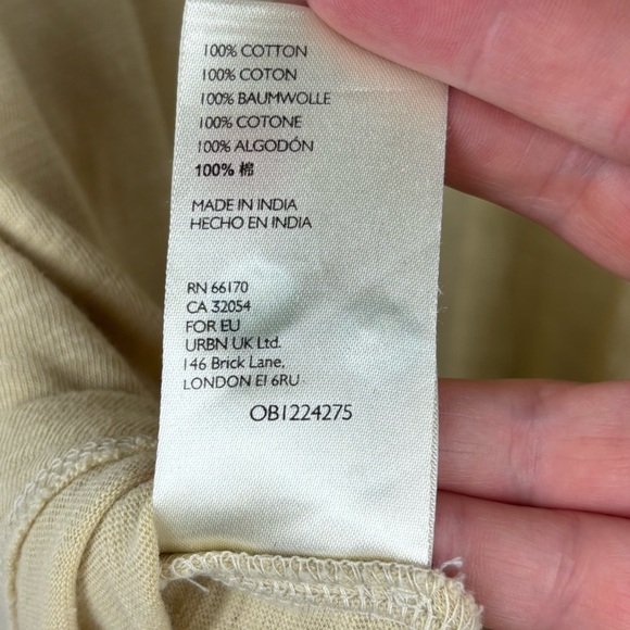 We the Free Hooked on You Mockneck Embroidered Boho Top Cream Size - Picture 12 of 16